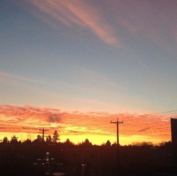 Were you lucky enough to catch a sunrise this month...? WOW!