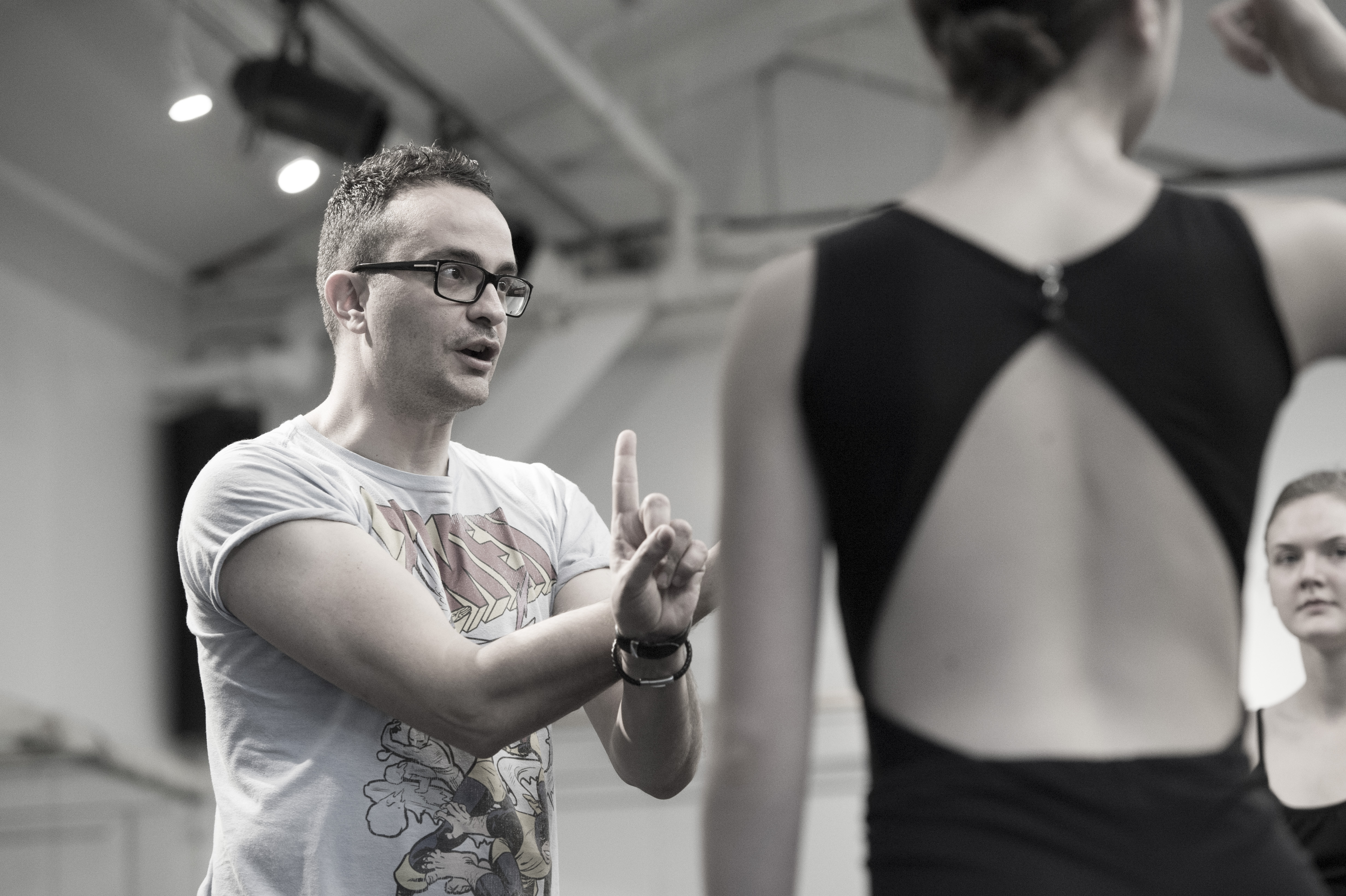 In early November, our AUDC dancers were lucky to have the chance to work with Ballet BC's resident choreographer, Cayetano Soto.
Born in Barcelona and based in Munich, Cayetano Soto has created work for major companies worldwide. His technical, high-pitched and unpredictable choreography can be seen at international festivals in Europe, USA and Canada. Photos: David Cooper