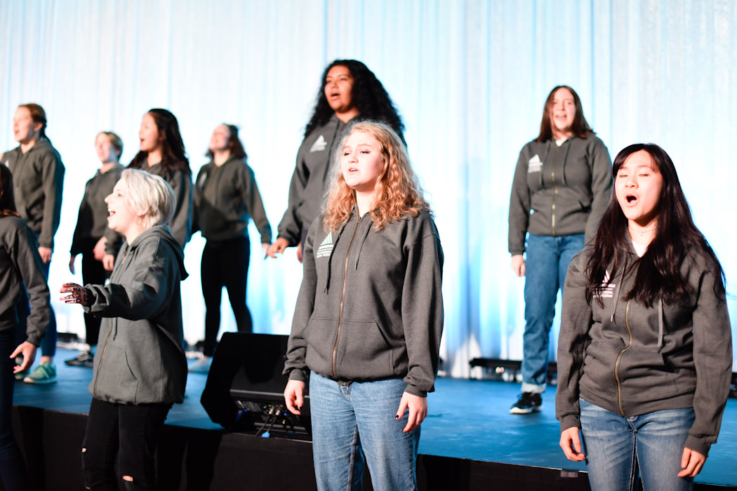 Arts Umbrella Pre-Professional Theatre Program students perform 'Hall of Fame'
Composer: The Script | 
Direction and Staging: Paul Moniz de Sa and Andy Toth |
Voice Direction: Andy Toth |
Choreographer: Erika Babins