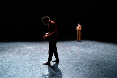 A scene from "We Move in Circles" by Anna Bekirova and Sophie Whittome. Photo by Marie Lee