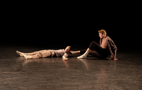 A scene from "We Move in Circles" by Anna Bekirova and Sophie Whittome. Photo by Marie Lee