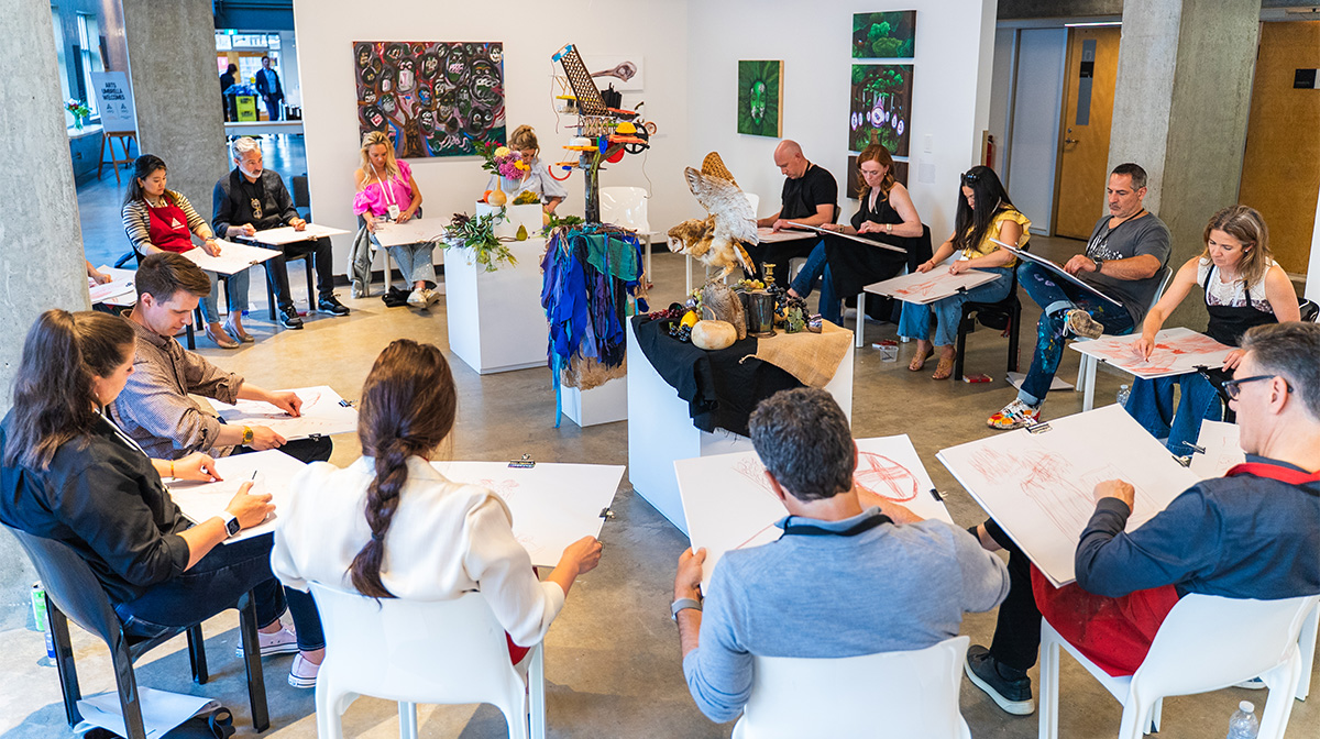 Corporate Team Building Activity at Arts Umbrella